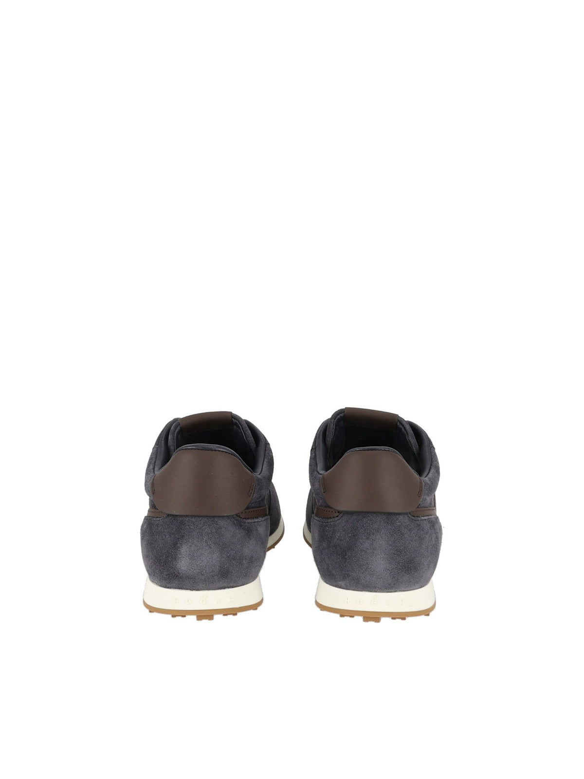 Grey H699 Suede Low-Top Sneakers