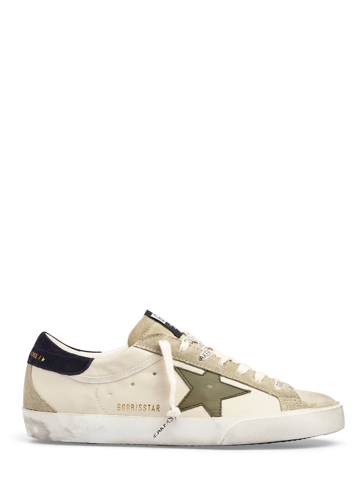 Low-Top Sneakers with Suede and Leather Accents