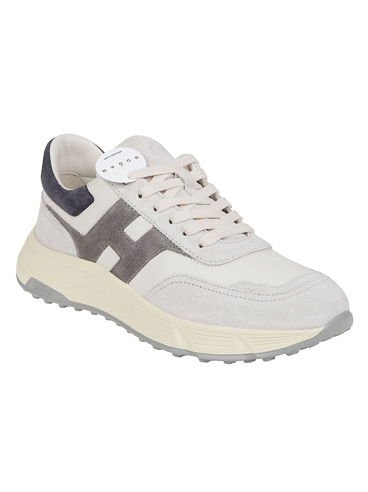 Hyperlight Suede-Leather Panel Sneakers