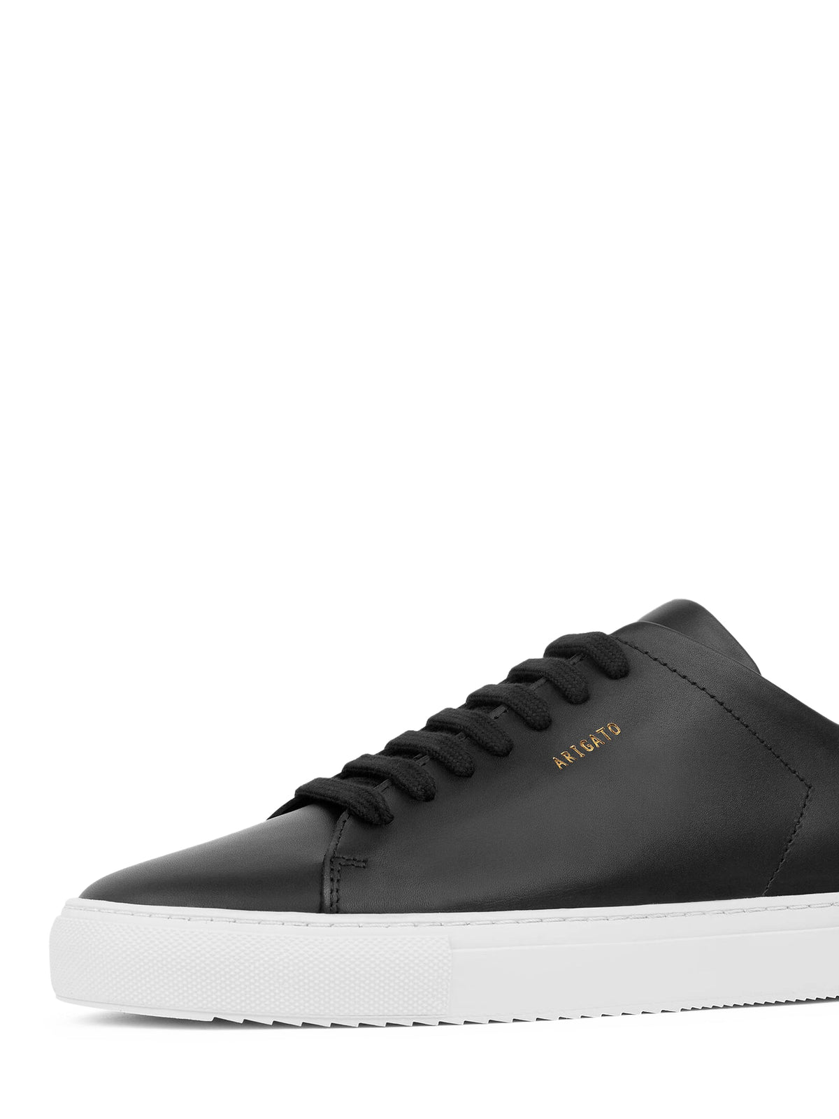 Clean 91 Black Leather Low-Top Sneakers