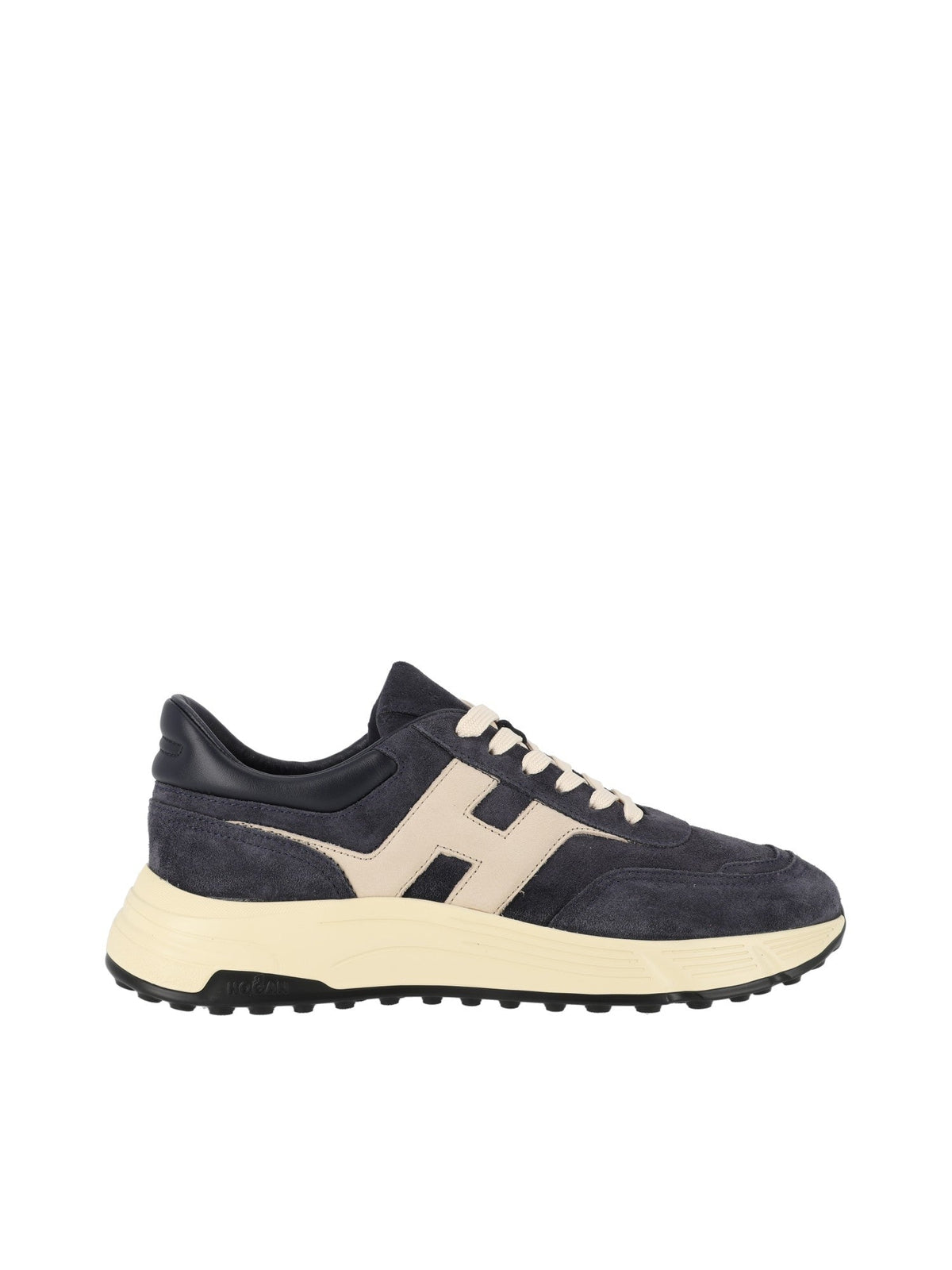 Hyperlight Suede-Leather Low-Top Sneakers