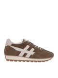 H701 Calfskin Suede Contrasting Sneakers