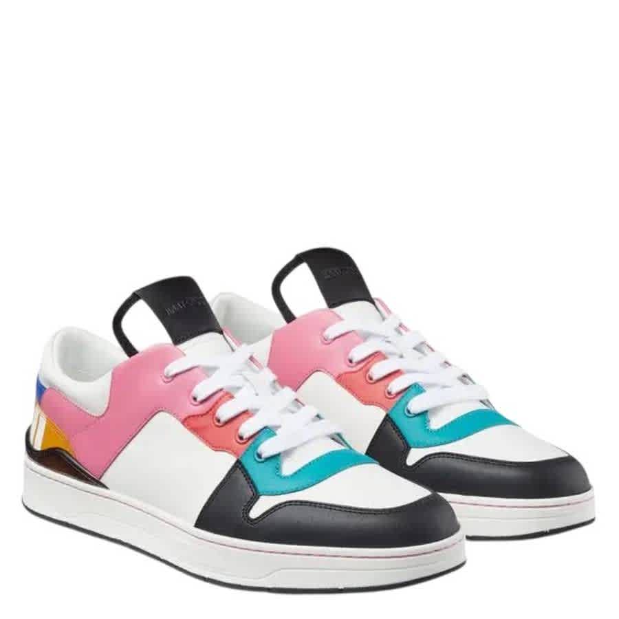 Jimmy Choo Florent/M Mix Leather Trainers
