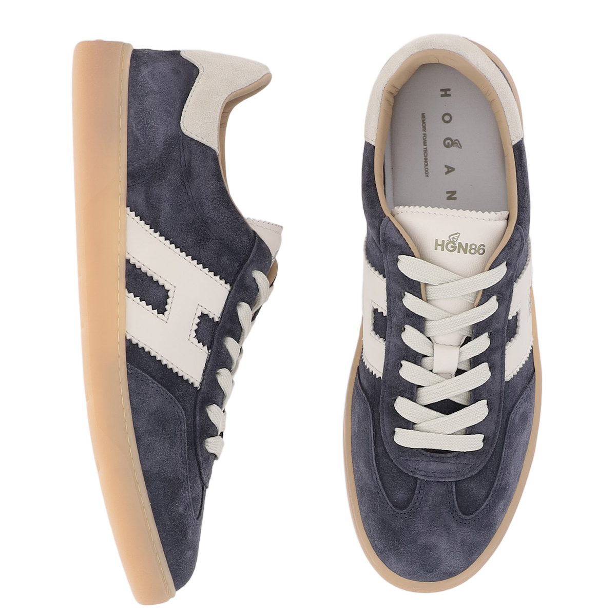 Low-Top Suede Sneakers With Memory Foam Insole