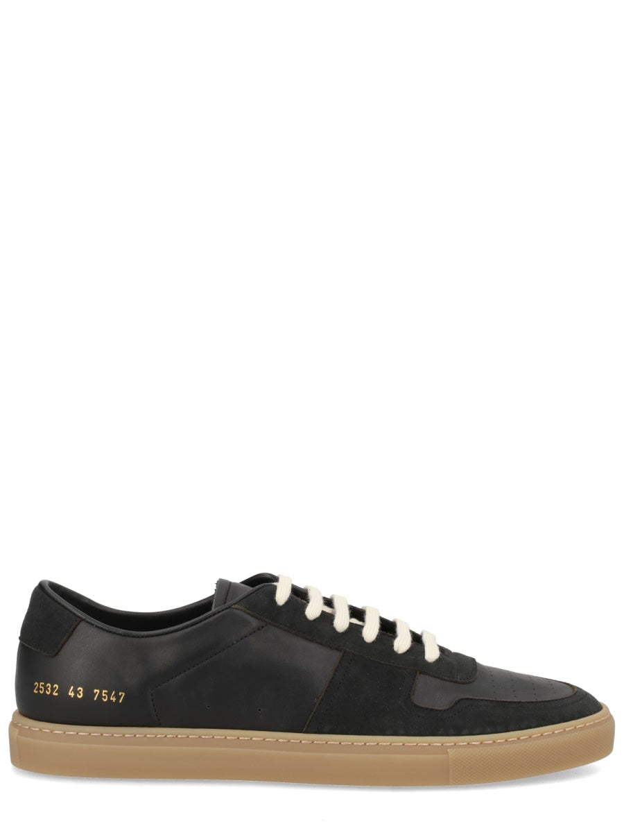 Black Bball Suede Accents Low-Top Sneakers
