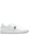 Low-Top Sneakers In Silk And Nylon With Metallic Accents