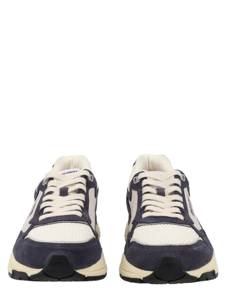 Hyperway Low Suede Mesh Layered Sneakers