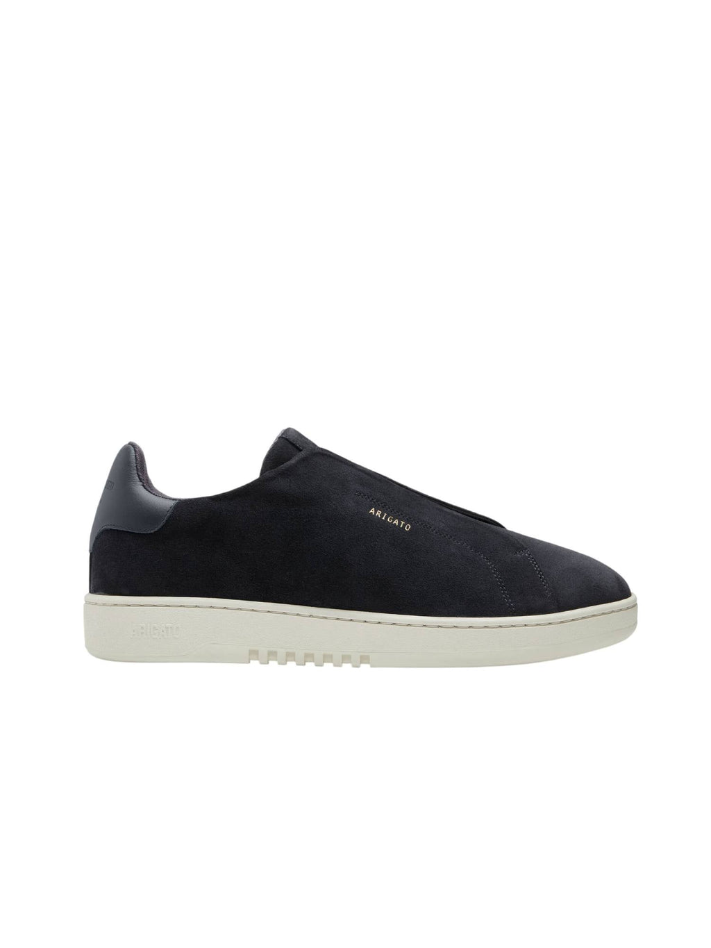 Dark Blue/Off White Dice Laceless Suede Sneakers