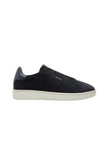 Dark Blue/Off White Dice Laceless Suede Sneakers