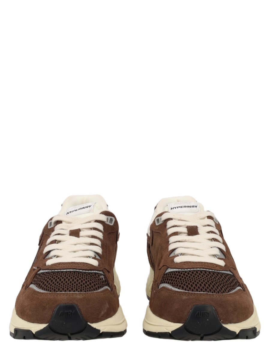 Hyperway Low Suede Mesh Low-Top Sneakers