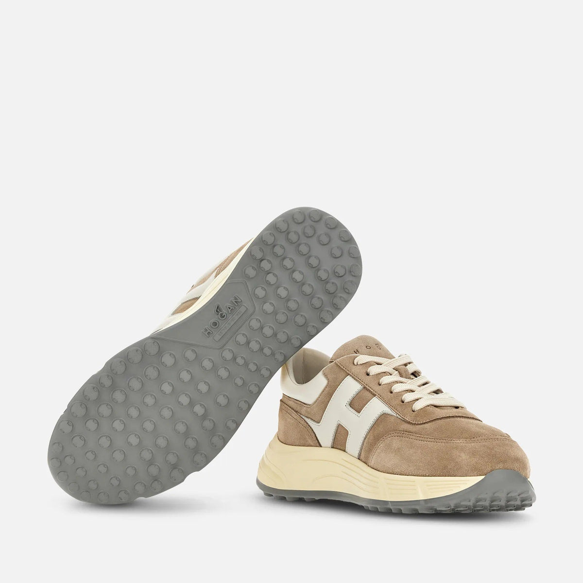 Hyperlight Allacciato H Sneakers in Beige