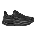 HOKA Bondi 9 Wide Running Shoes in Black/Black | Men