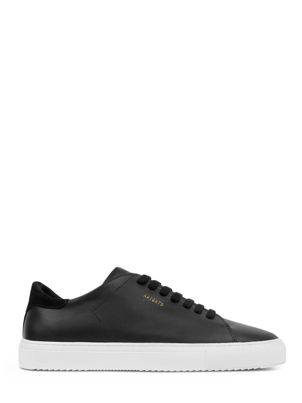 Clean 91 Black Leather Low-Top Sneakers