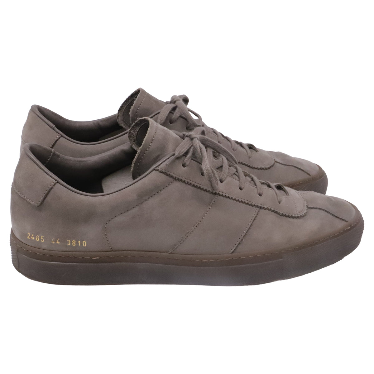 Common Projects Tennis Low-Top Sneakers in Grey Leather