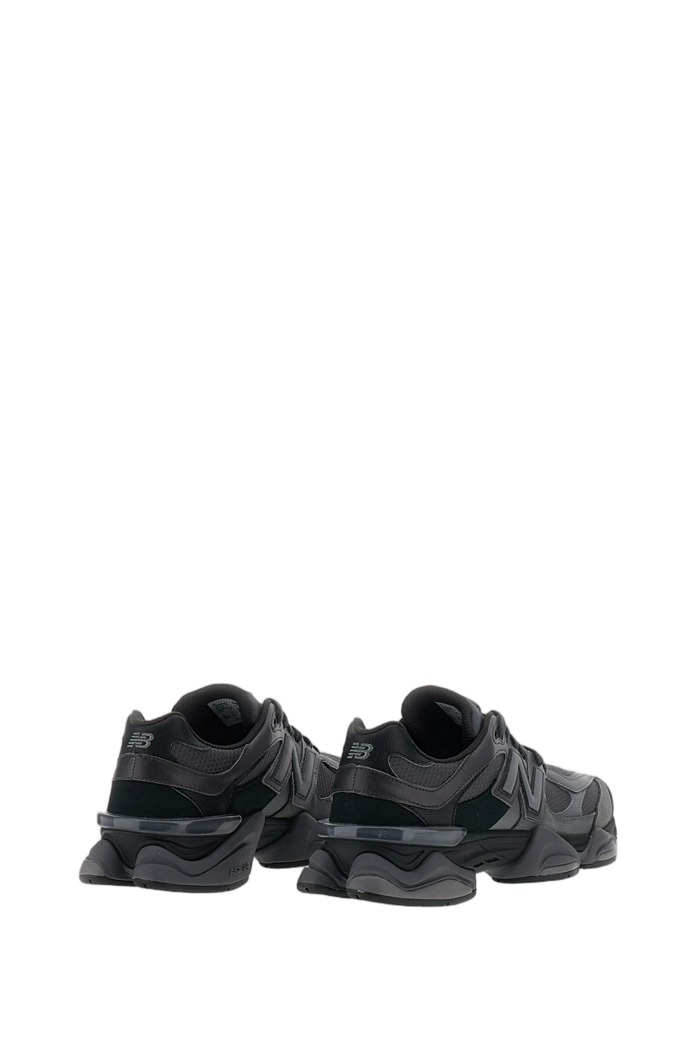 Black 9060 Mesh Suede Sneakers