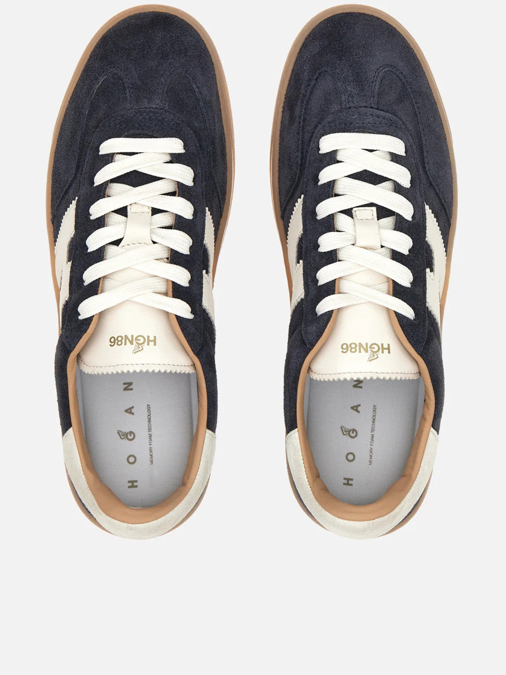 Low-Top Suede Sneakers with Contrasting Accents