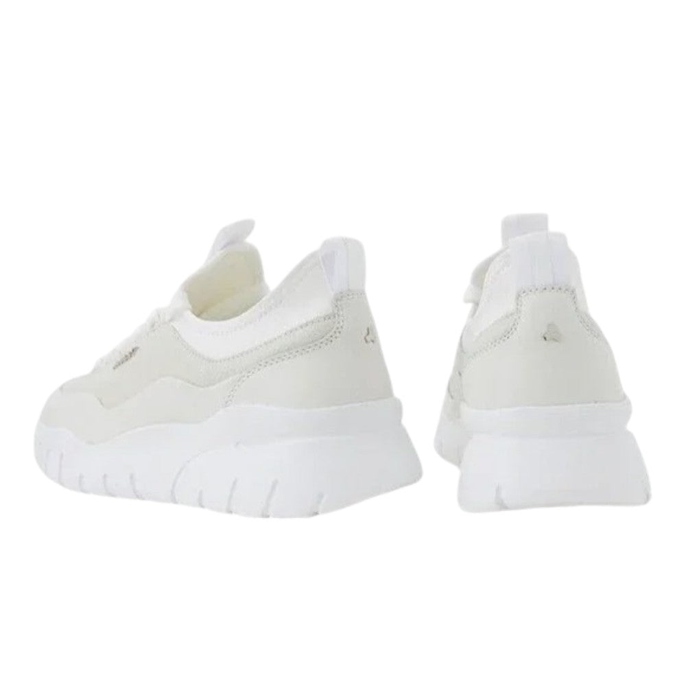 Bally Bikki 6234205 Men's White Lamb Plain Leather Sneakers US 12