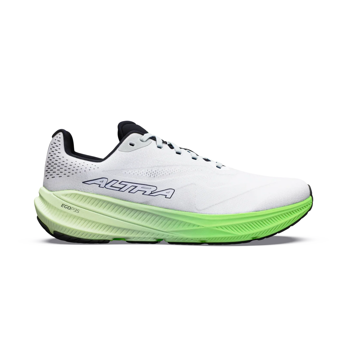 Altra Experience Flow 3 Running Shoes in White/Black/Green Gecko | Men