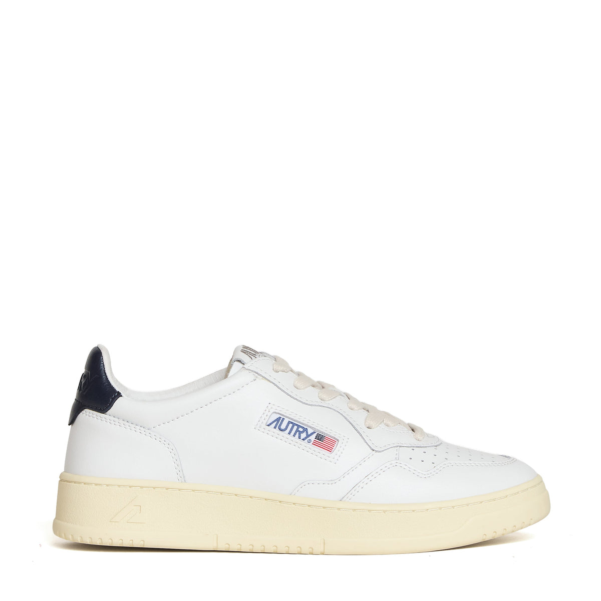 Medalist Low Sneakers In White Leather, Space