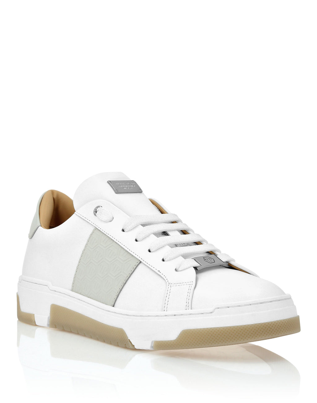 Leather Lo-Top Sneakers Monogram
