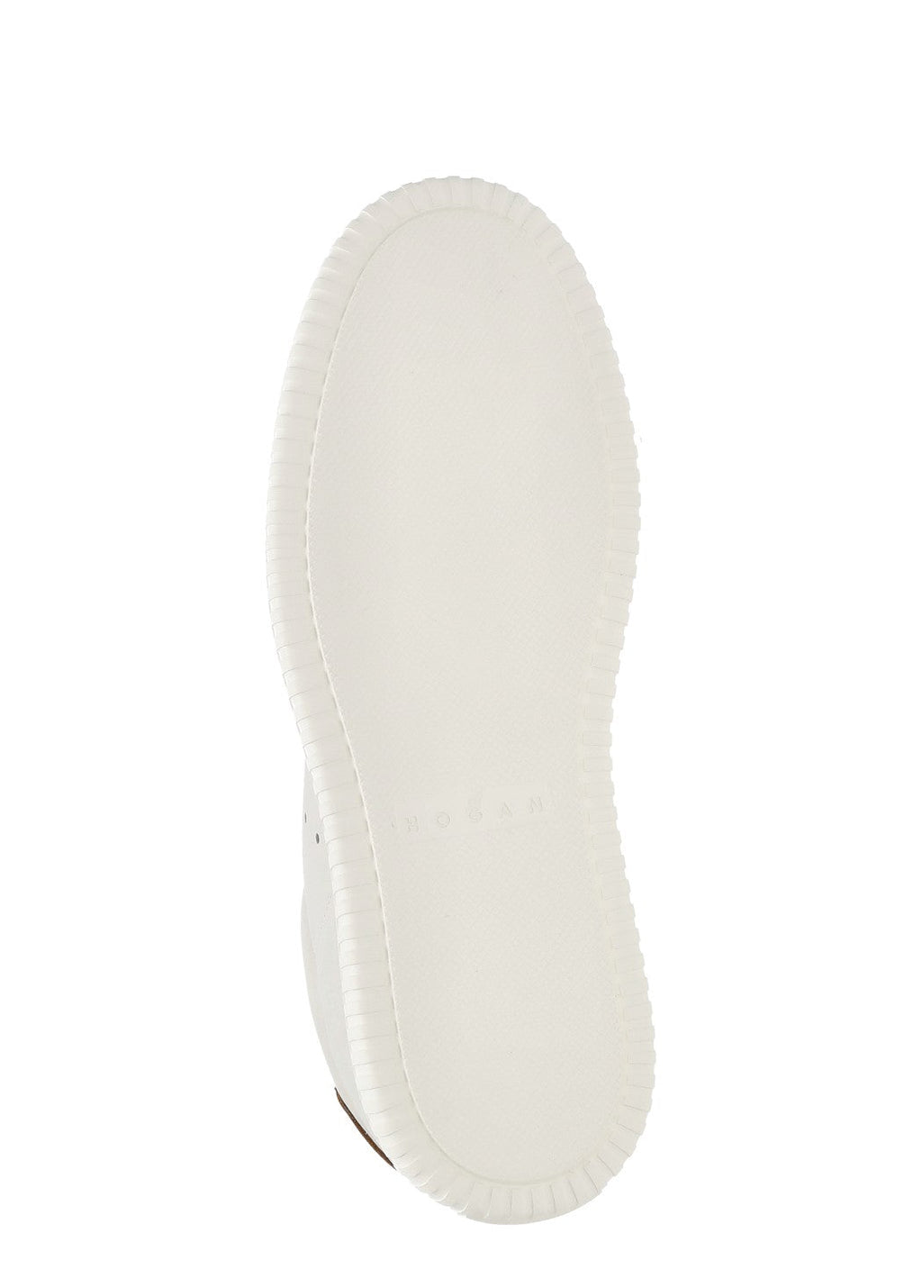 Ivory Smooth Leather Low-Top Sneakers