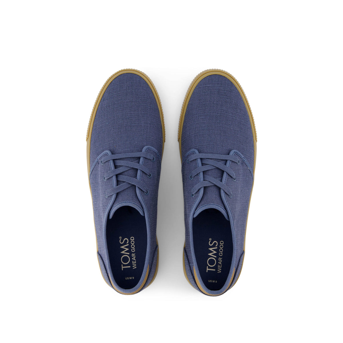 Carlo Slate Blue Heritage Canvas Lace-Up Sneaker