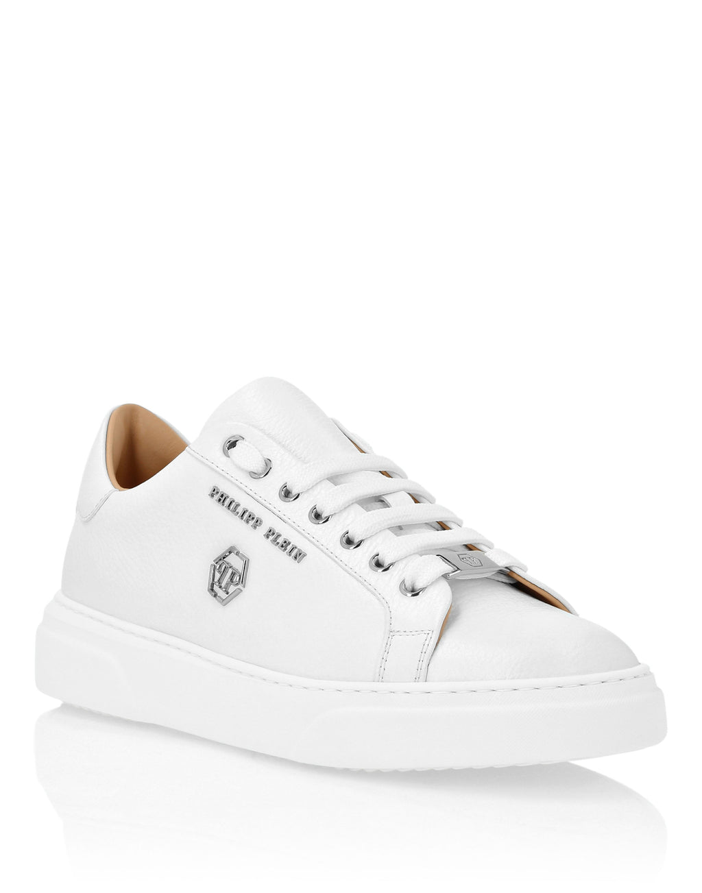Leather Lo-Top Sneakers Hexagon