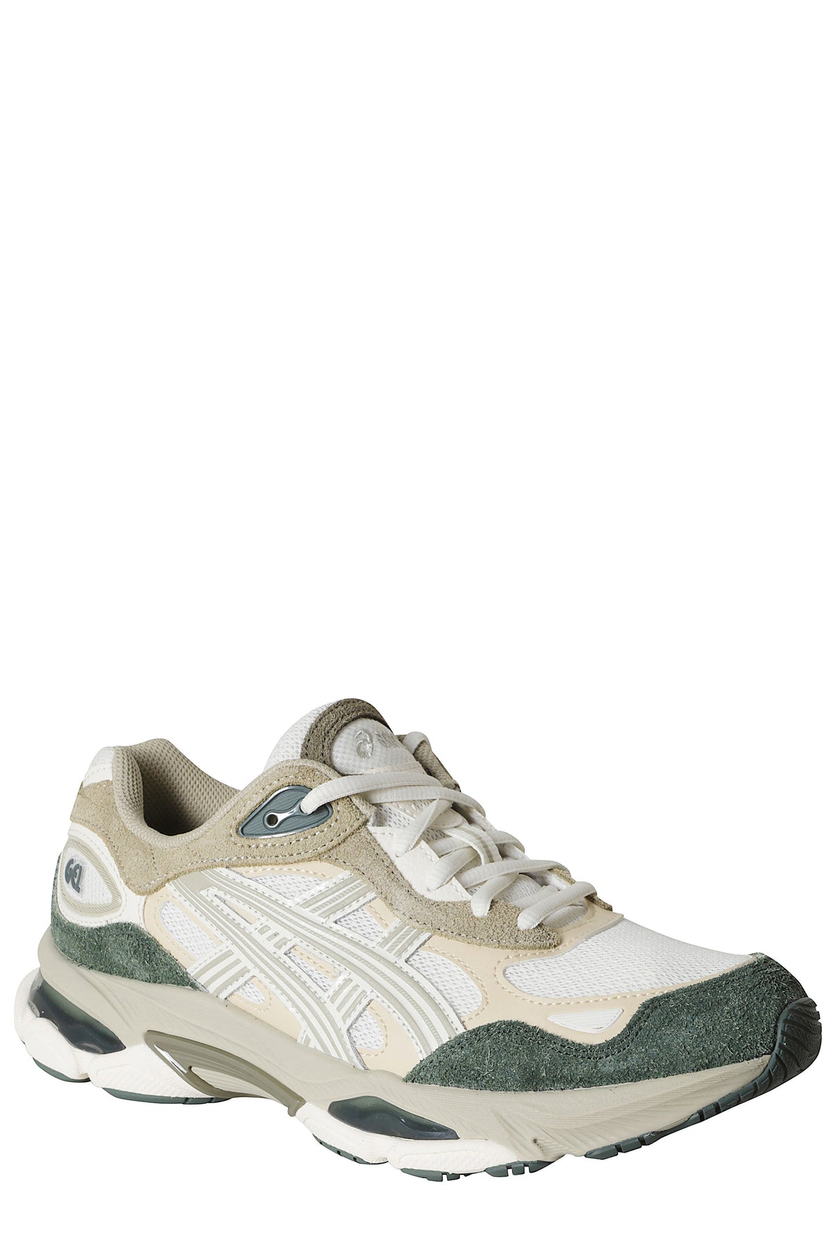 Gel NYC 2.0 Cream Green Mesh Suede Sneakers