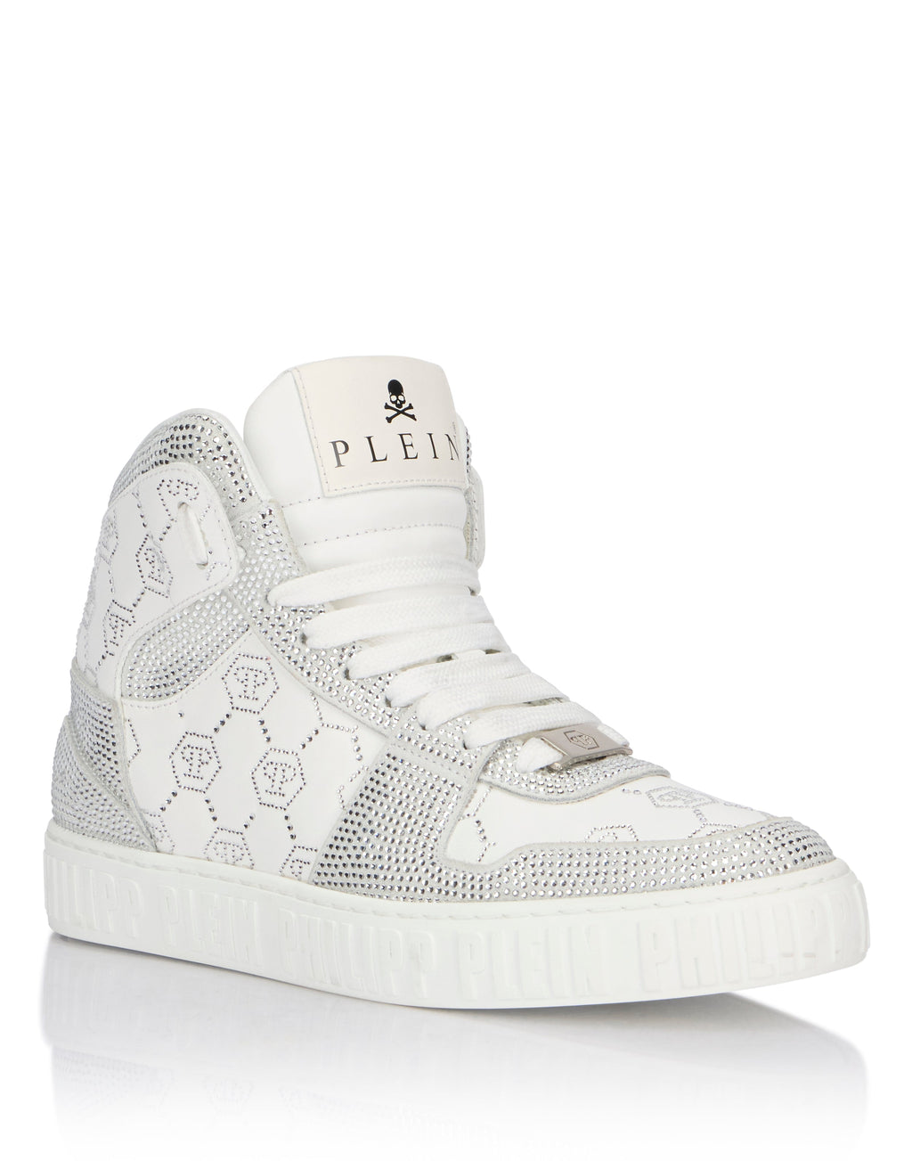 High Top Sneakers Carson Monogram Strass