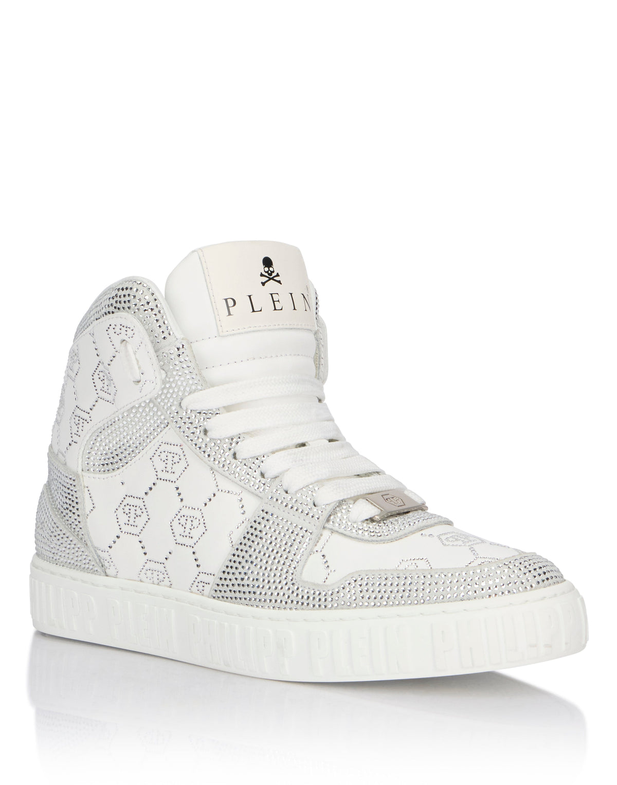 High Top Sneakers Carson Monogram Strass