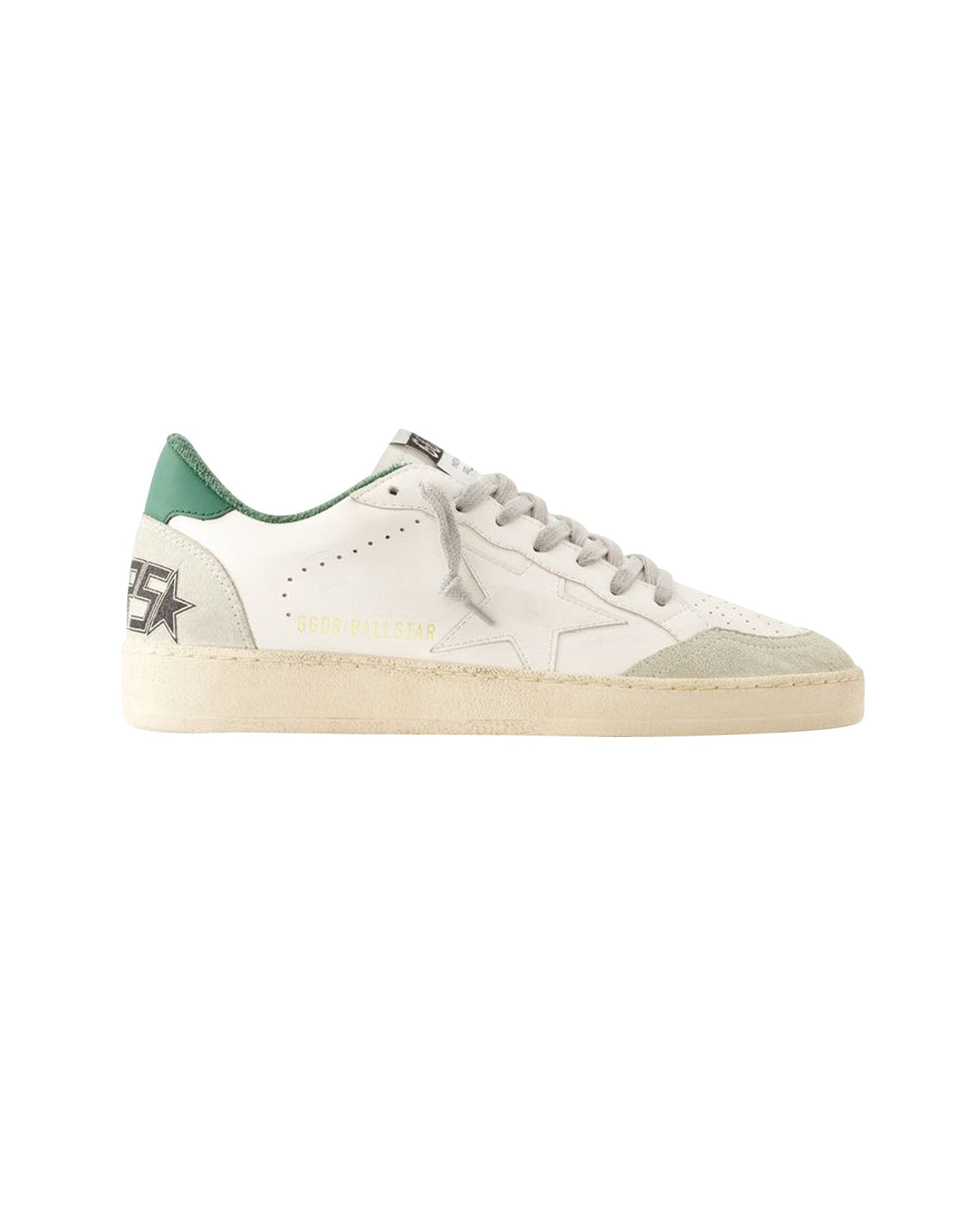 Ball Star Sneakers - Golden Goose Deluxe Brand - Leather - White/Green