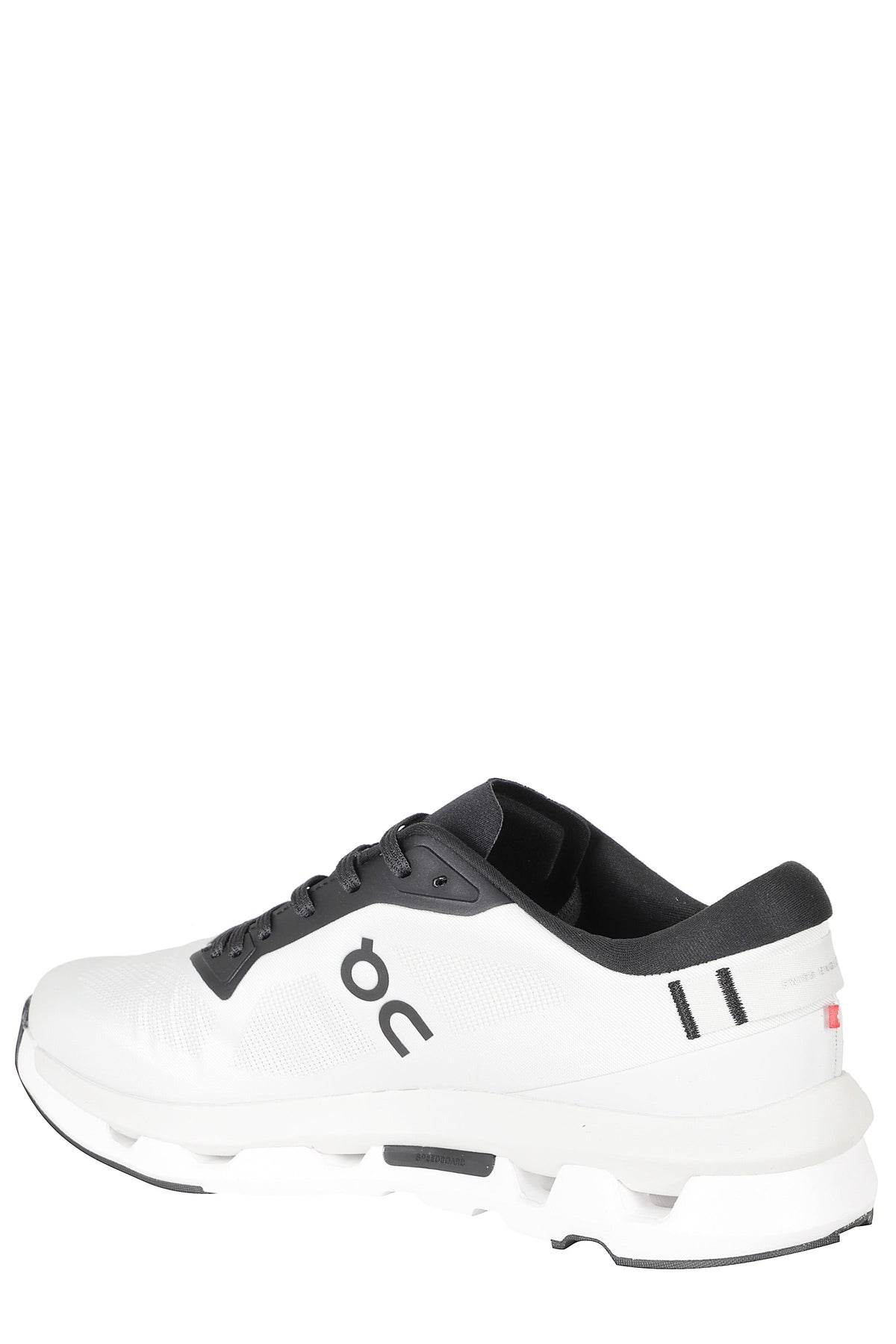 Black And White Cloudzone Mesh Rubber Sole Nylon Sneakers