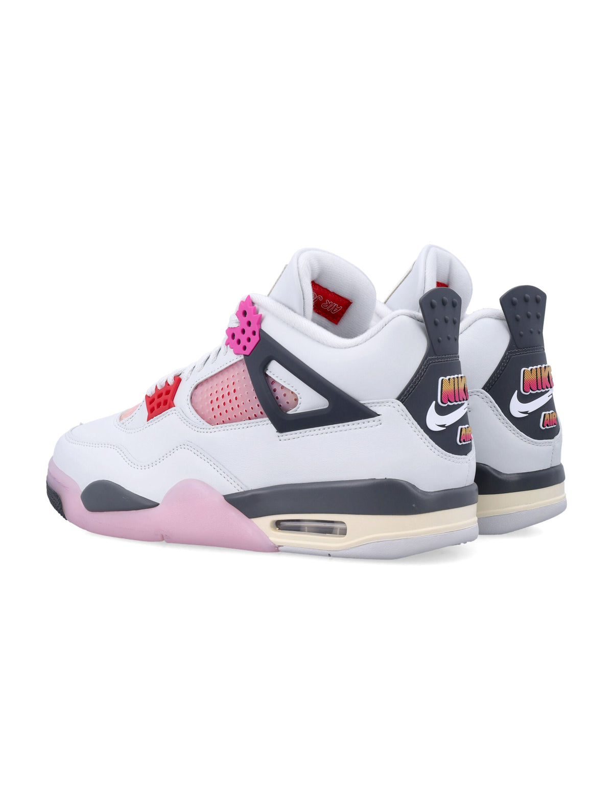 Air Jordan 4 Retro Sneakers With Comic-Inspired Detailing