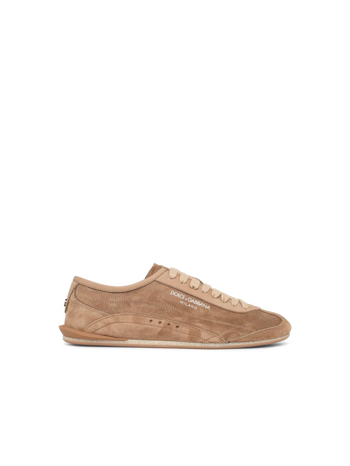 'Gimondi Plus' Brown Leather Sneakers
