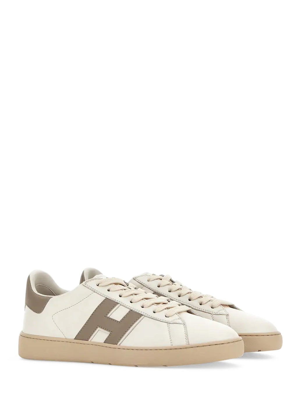 Low-Top Sneakers with Contrasting Side Panel