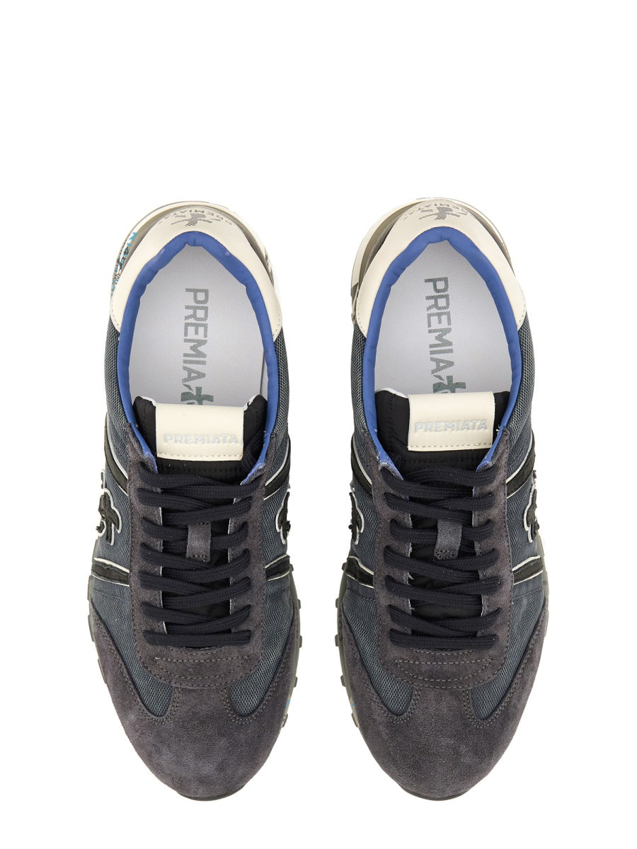 Lucy 7770 Low Profile Suede Mesh Sneakers