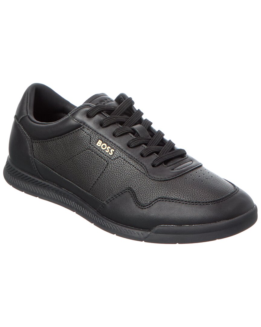 Hugo Boss Titanium Leather Sneaker