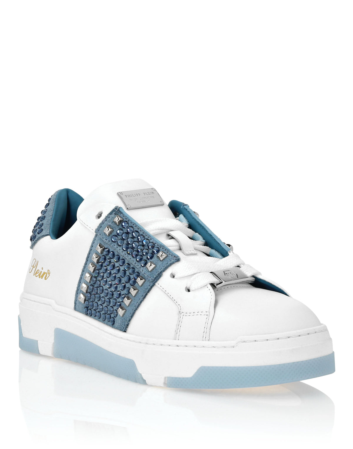 Low Top Sneakers Strass Studs