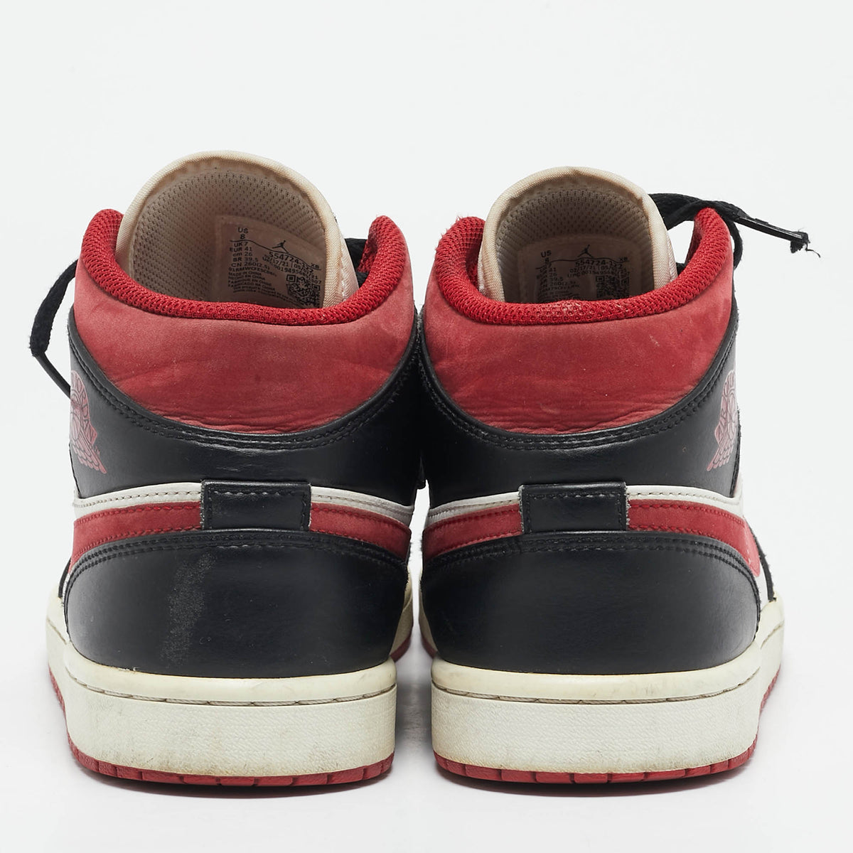 Air Jordans Multicolor Leather Air Jordan 1 High Top Sneakers