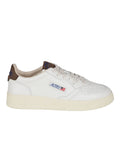 Low-Top Sneakers with Perforated Detailing and Suede Accents