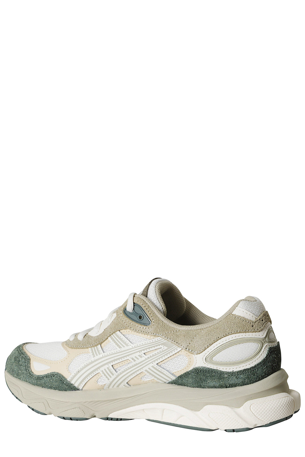 Gel NYC 2.0 Cream Green Mesh Suede Sneakers