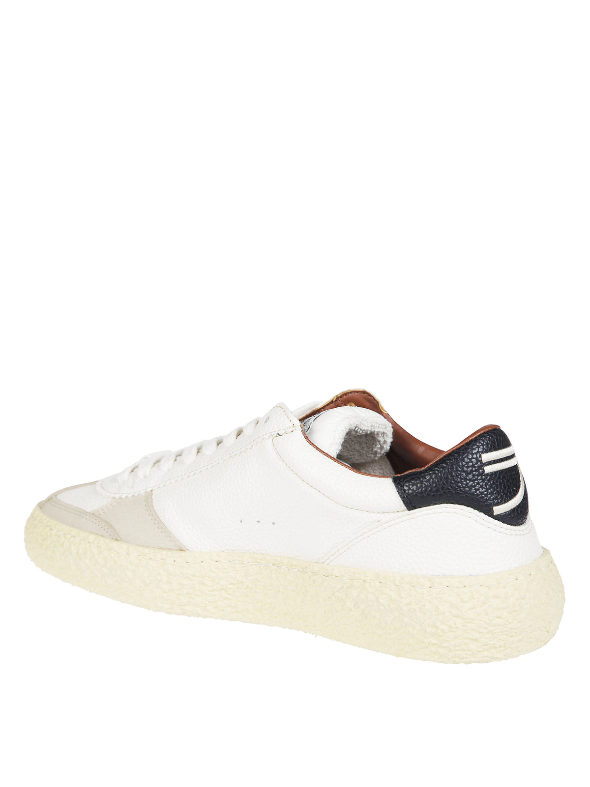 1.01 Vintage Grain Faux-Leather Sneakers