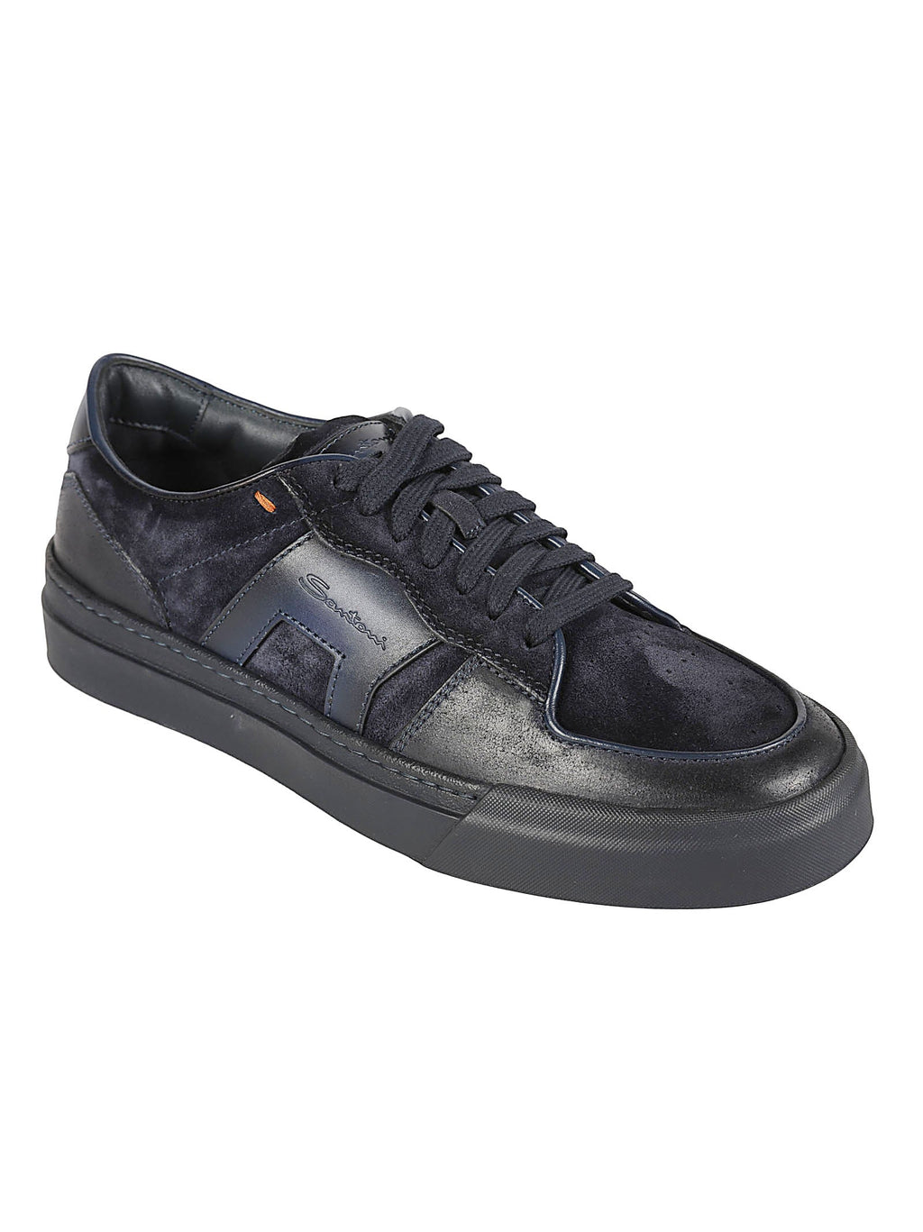 DBS Sport Black Low-Top Calfskin Sneakers