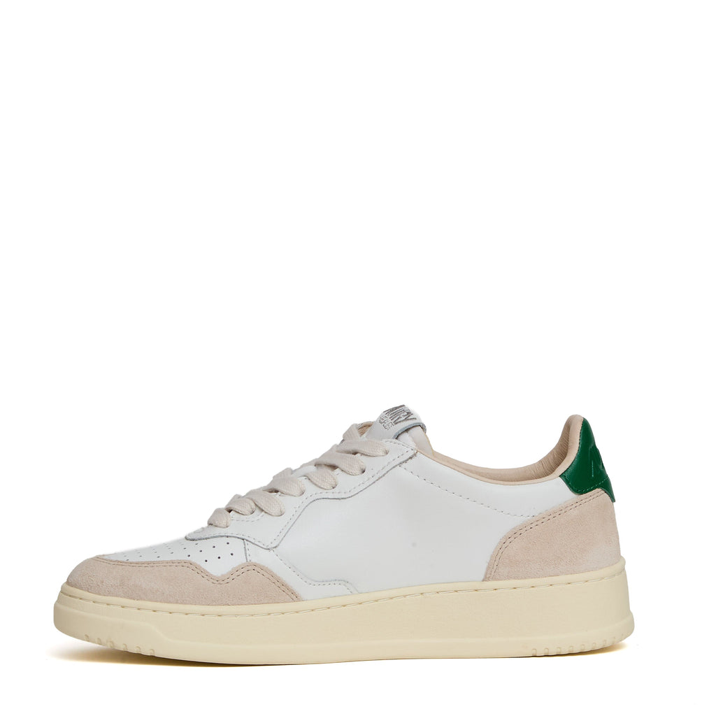 Medalist Low Sneakers In White Leather, Amazon