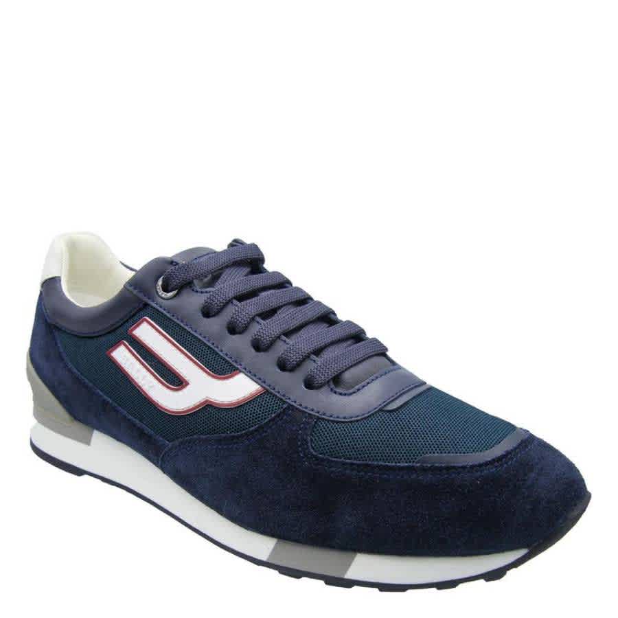 Bally Gizmo Calf Suede Low-Top Sneakers, Brand Size 6 ( US Size 7 )