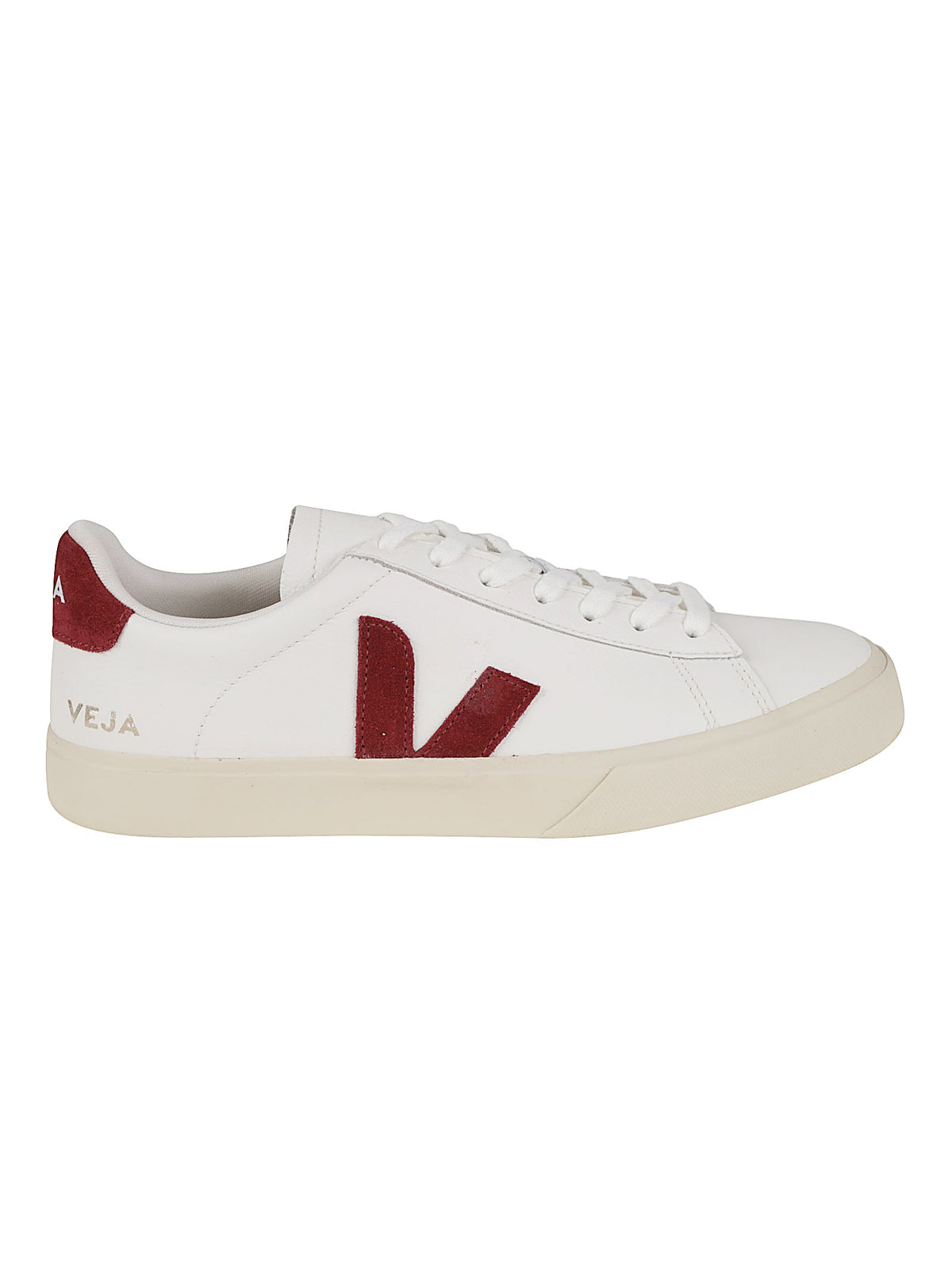 Campo Low-Top Eco Leather Red Suede Sneakers