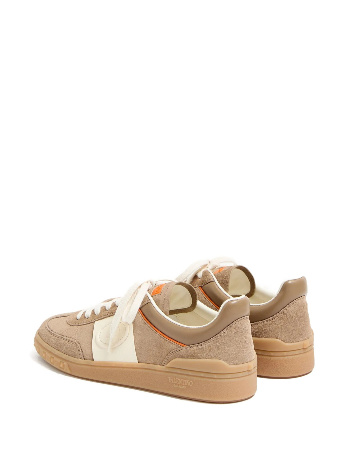 Beige Upvillage Suede Low-Top Sneakers