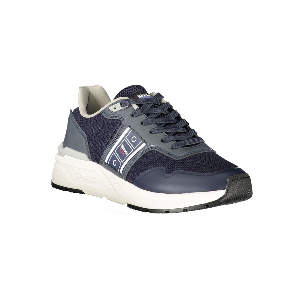 Blauer Polyester Men Men's Sneaker