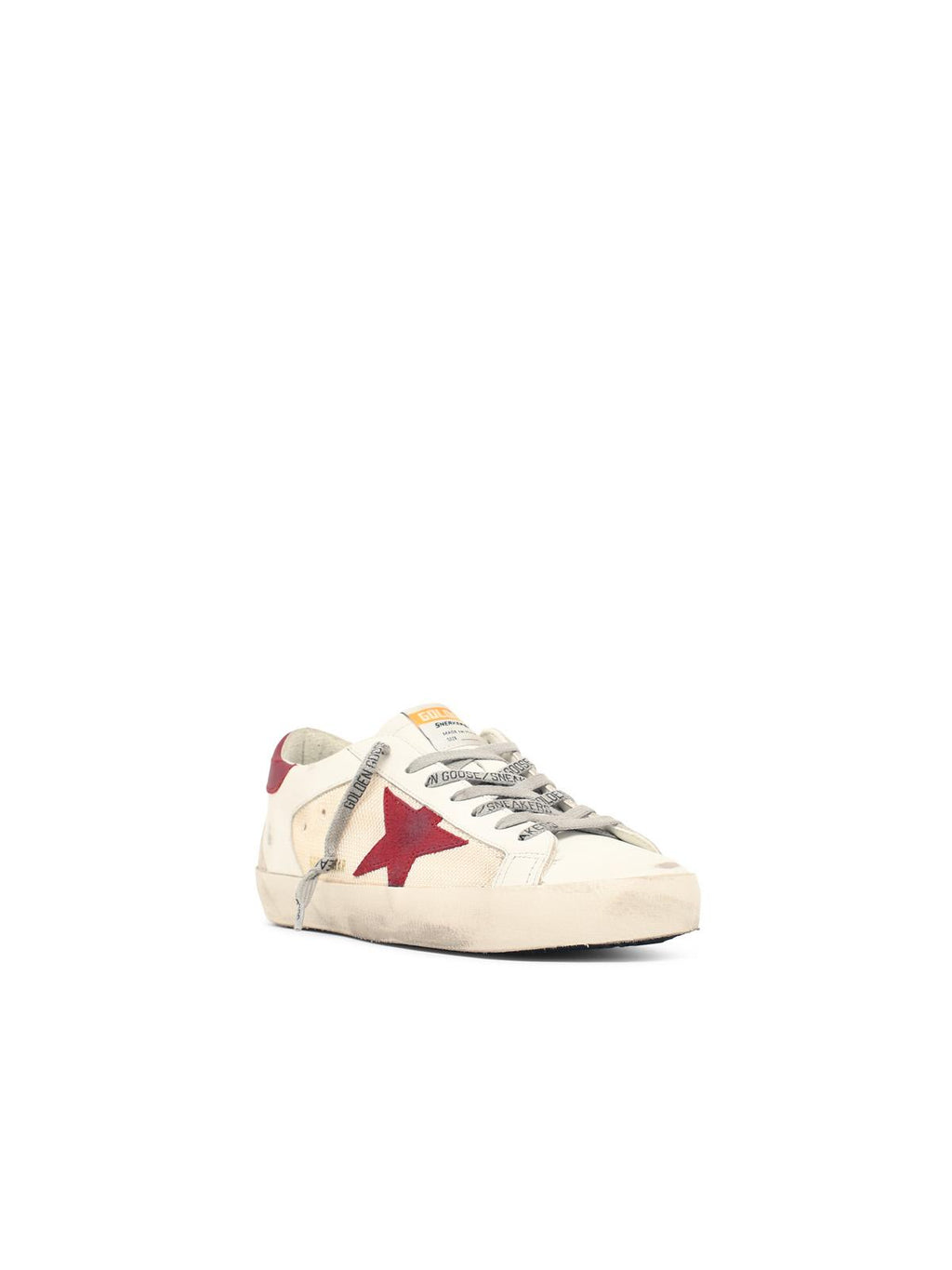 Beige Super Star Leather-Blend Sneakers