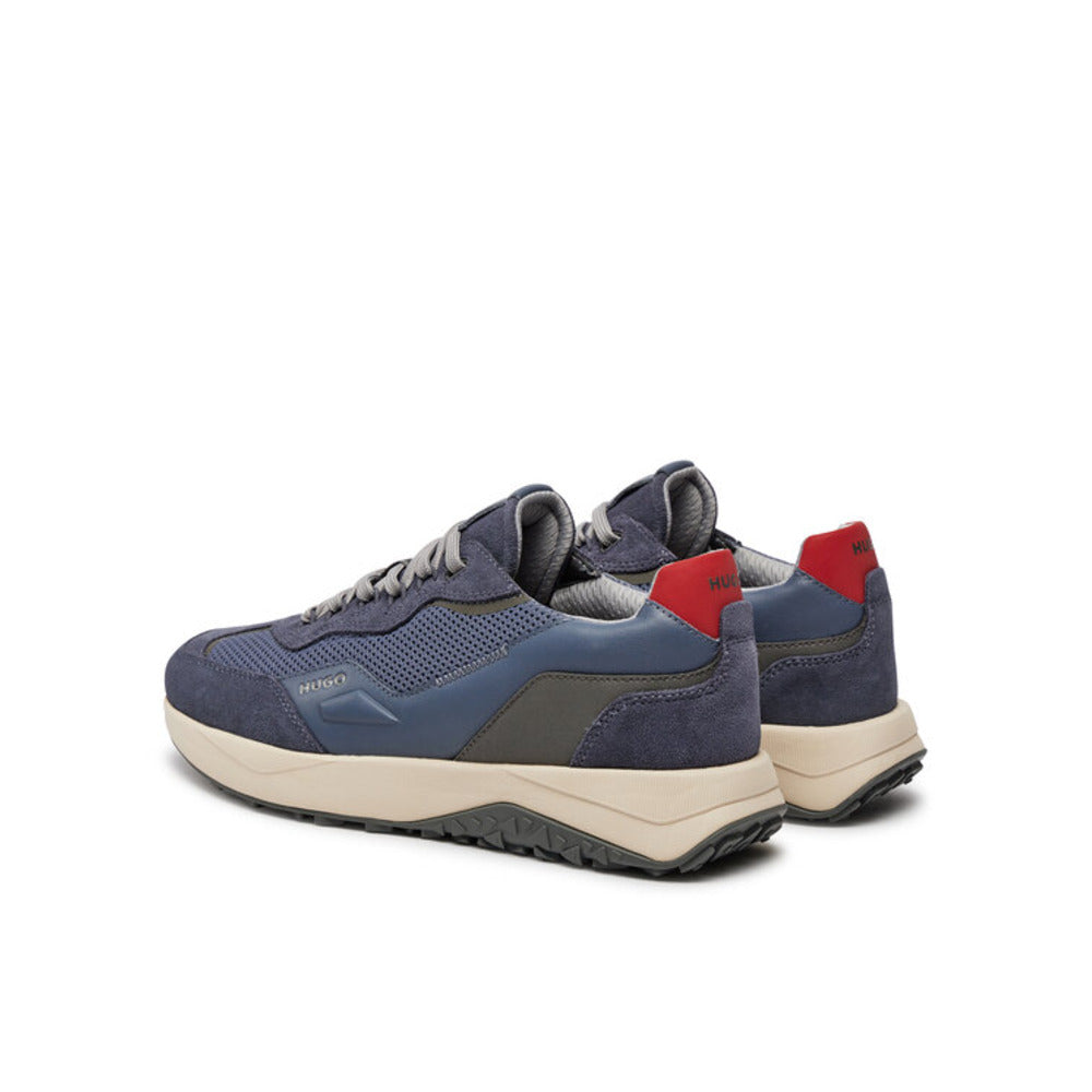 Hugo Men's Kane Running Sneaker, Open Blue